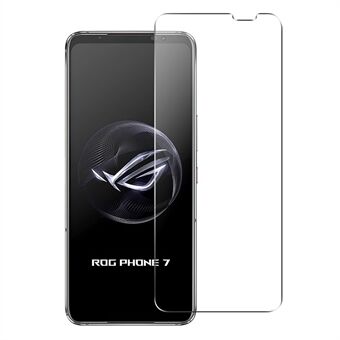 Til Asus ROG Phone 7 5G Skærmbeskytter af hærdet glas 2.5D Arc Edge HD Klar anti-eksplosionsfilm