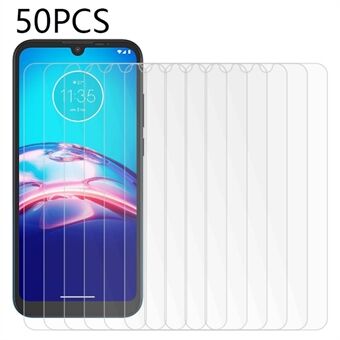 50 STK telefonskærmbeskytter til Motorola Moto E6s (2020) / E6i, anti-splintring hærdet glas HD skærmfilm
