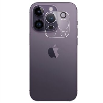 Til iPhone 15 Pro Skærmbeskytter af hærdet glas Anti-fingeraftryksfilm + kameralinsebeskytter