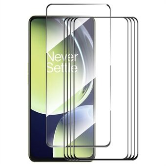 ENKAY HAT Prince 5Pcs til OnePlus Nord CE 3 Lite 5G / Nord N30 5G High Aluminium-silicium Glasfilm Silke Print 0.26mm 9H 2.5D Screen Protector