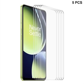 ENKAY HAT Prince 5 Stk til OnePlus Nord CE 3 Lite 5G / Nord N30 5G 0,26 mm høj aluminium-silicium glasfilm 9H 2,5D skærmbeskytter