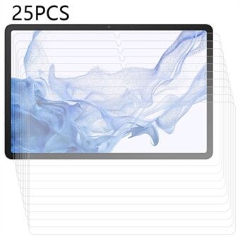 25 STK Skærmbeskytter til Samsung Galaxy Tab S7 / S8, hærdet glas Ultra Clear Tablet Screen Film