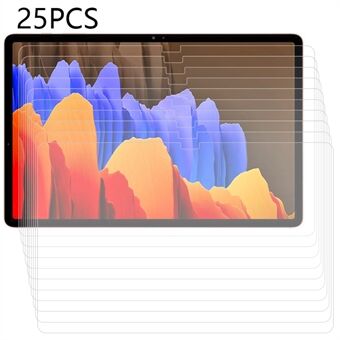 25 STK til Samsung Galaxy Tab S7+ / S8+ / S7 FE Tablet-skærmfilm Fuldt cover Ultraklart hærdet glas skærmbeskytter