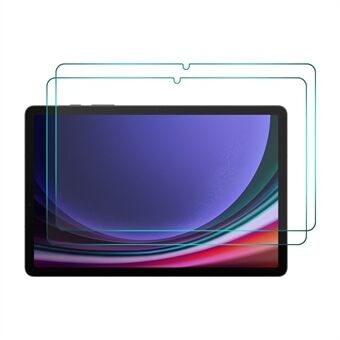 ENKAY HAT Prince 2 Stk 0,33 mm klar film til Samsung Galaxy Tab S9+ / S8+ / S7 FE , Højt aluminium-silicium glas 9H 2,5D skærmbeskytter