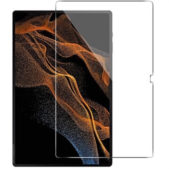 Til Samsung Galaxy Tab S9 Ultra / Tab S8 Ultra Tablet skærmbeskytter Arc Edge Støvtæt hærdet glas skærmfilm