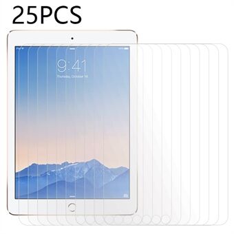 25 STK klar film til iPad Air (2013) / Air 2 / iPad 9,7-tommer (2017) / (2018) / iPad Pro 9,7 tommer (2016), hærdet glas-tablet-skærmbeskytter
