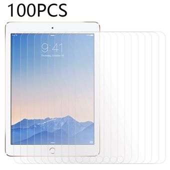 100 STK Hærdet glasfilm til iPad Air (2013) / Air 2 / iPad 9,7-tommer (2017) / (2018) / iPad Pro 9,7 tommer (2016), Ultra Clear Tablet-skærmbeskytter
