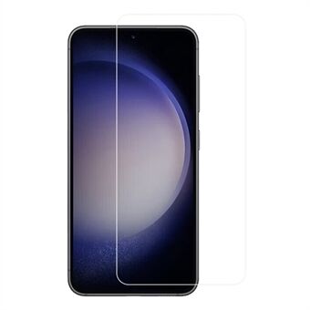 RURIHAI skærmfilm til Samsung Galaxy S23 FE brudsikker høj aluminium-silicium glas 0,18 mm 2,5D Arc Edge skærmbeskytter