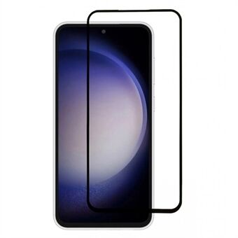 Silke Print Skærmbeskytter til Samsung Galaxy S23 FE, Full Cover Fuld Lim 20D hærdet glas klar film