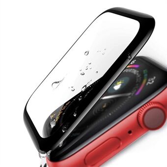 3D Buet Edge Vandtæt HD Hærdet Glas til skærmbeskyttelse af Apple Watch Series 7 41mm