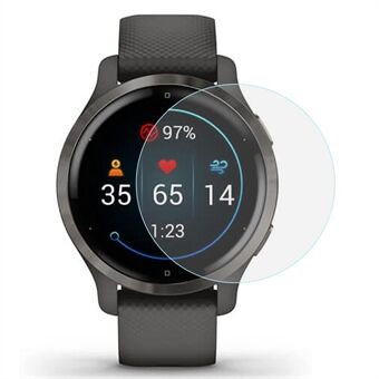 Til Garmin Venu 2S 0,3 mm Arc Edge Anti-Eksplosion Høj gennemsigtighed hærdet glas Watch Screen Protector Film