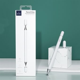 WIWU Pencil One 2 i 1 Passiv kapacitiv pen + kuglepen understøtter Android Apple Microsoft-system