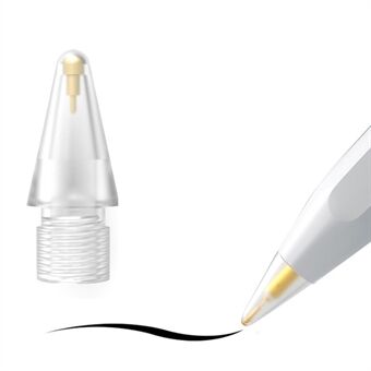 Blyantspidser til Apple Pencil 1./2. generations transparente pennespidser 7.0 messingfjederkort nåludskiftningstips til iPad-blyant
