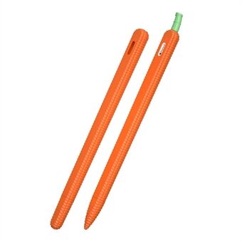 For Apple Pencil (2nd Generation) Cartoon Corn Shaped Anti-Slip Liquid Silicone Stylus Pen Sleeve Stylus Pen Cover