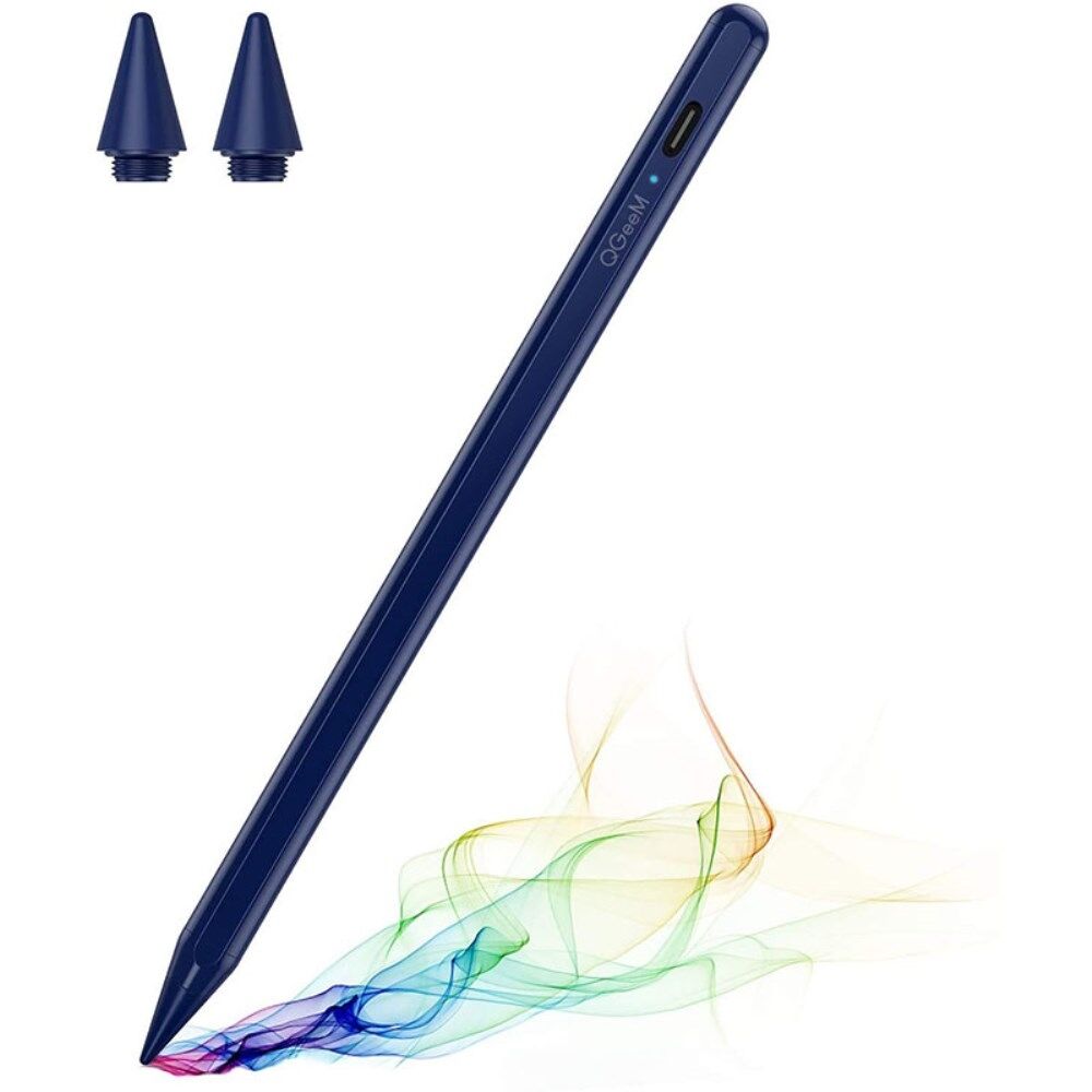 QGEEM ID706 Active Capacitive Stylus Pen til iPad 9,7-tommer (2018) iPad (2019) / (2020) / iPad Air 10,5 tommer (2019) / (2020) Fine Stylist Pen Digital Capacitive Tegneblyant