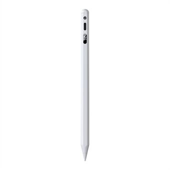 DUX DUCIS Stylus Pen til iPad Tablets Pen Kapacitiv skærmskrive Stylus blyant med Power Display - Hvid