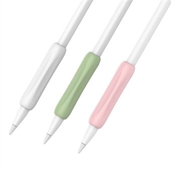 AHASTYLE PT113-1 Silikonegreb til Apple Pencil 1. / 2. generations ærme, 3 stk Stylus Pen etui