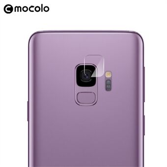 MOCOLO ultraklart hærdet glas beskyttelsesfilm til kameralinse til Samsung Galaxy S9 SM-G960 - gennemsigtig (buekanter)