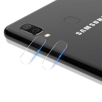 IMAK 2 stk/pakke High Definition Glass Clear Kameralinsebeskytter til Samsung Galaxy A40