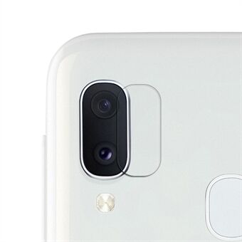 Fulddækkende hærdet glas kameralinse beskyttelsesfilm til Samsung Galaxy A20e