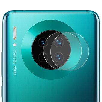 2 stk HAT Prince til Huawei Mate 30 Pro/Mate 30 [0,2 mm 9H 2,15D buekanter] Kamerafilm af hærdet glas