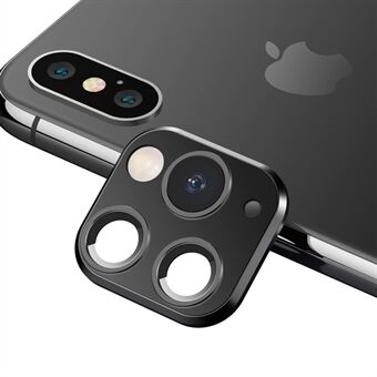 Forklædning til iPhone 11 Pro Ring linse metalcover til iPhone XS /XS Max 