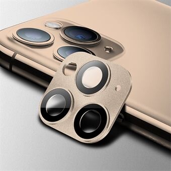 Matt metalramme + hærdet glas kameralinsebeskytter til iPhone 11 Pro/11 Pro Max