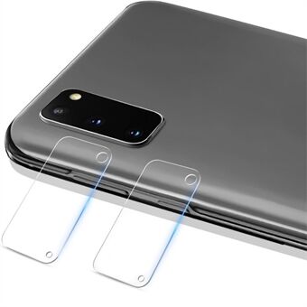 IMAK 2 stk/pakke High Definition kameralinse hærdet glas beskyttelsesfilm til Samsung Galaxy S20 5G