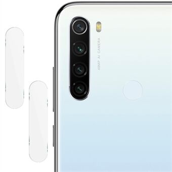IMAK 2stk/pakke High Definition Glas Clear Kameralinsebeskytter til Xiaomi Redmi Note 8