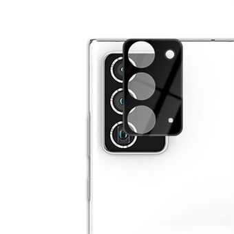 MOCOLO Silke Print HD hærdet glas kamera linsefilm til Samsung Galaxy Note20 4G/5G - Sort