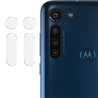 IMAK 2 stk/pakke HD glas klar kamera linsefilm til Motorola Moto G8