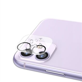 MOCOLO til iPhone 11  silkeprint HD hærdet glas kameralinsebeskytter - sort