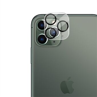 MOCOLO Til iPhone 11 Pro Max Silke Print HD Hærdet glas Kameralinsebeskytter - Sort