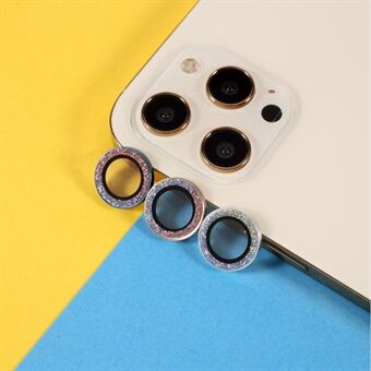 3 stk diamantkamera Ring [tilfældig farve] til iPhone 12 Pro Max objektivringdækselramme