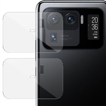 2 stk/pakke IMAK fuld dækning High Definition kameralinse beskyttelsesglasfilm til Xiaomi Mi 11 Ultra
