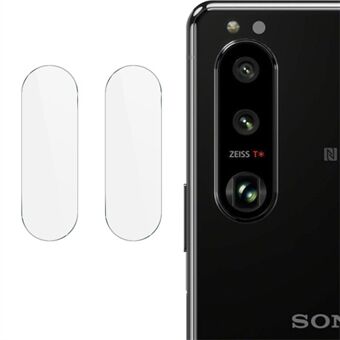 2 stk/sæt IMAK Ultra Clear fuldskærms hærdet glas kamera linse beskyttelsesfilm til Sony Xperia 5 III
