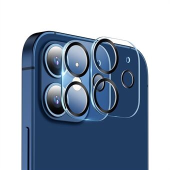 2 stk ESR kamera linse film fuld cover klar hærdet glas linse skærmbeskytter til iPhone 12 6.1 tommer