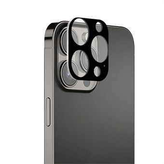 MOCOLO Silke Printing Kameralinsefilm til iPhone 13 Pro Max , 9H hårdhed Præcis udskæring hærdet glas Kameralinsebeskytter - sort