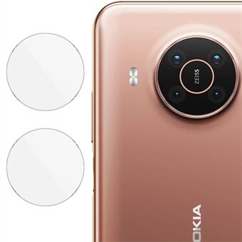 IMAK 2 stk/pakke Ultraklart anti-ridse hærdet glas kamera linse beskyttelsesfilm til Nokia X10 / X20