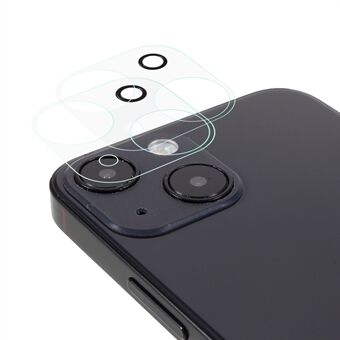 2 stk. Komplet dækning Ultraklart hærdet glas bagkamera linsefilmbeskytter til iPhone 13 mini 