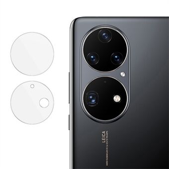 IMAK 1 sæt ultraklart rund Ring hærdet glas bagkamera linsebeskytter film til Huawei P50 Pro