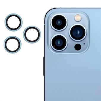 3 stk/sæt Ultra Clear Monokrom AGC glas kamera Lens Film Guard til iPhone 13 Pro /13 Pro Max  - Multi