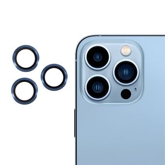 RURIHAI metalramme hærdet glas kamera linsecover film til iPhone 13 Pro Max  / iPhone 13 Pro 
