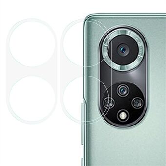2 stk./sæt Højgennemsigtigt Hærdet Glas - Fuldskærmsdækkende Kameralinsefilm til Huawei Nova 9 / Honor 50