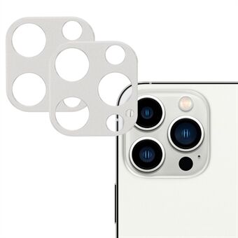 2 stk/sæt aluminiumslegering præcist udskæring Anti-ridse kameralinsebeskyttere til iPhone 13 Pro /13 Pro Max 