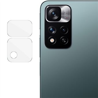 IMAK Ultratynd HD Clear Ridsefast hærdet glas kameralinsebeskyttersæt til Xiaomi Redmi Note 11 Pro+ 5G/Redmi Note 11 Pro 5G (Kina) (MediaTek)