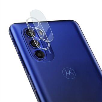 IMAK til Motorola Moto G51 5G Bubble Free Full Cover HD Klart hærdet glas Kameralinsefilm + Akryllinsehætte