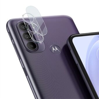 IMAK til Motorola Moto G31 Full Cover Slidfast HD Klart hærdet glas Kameralinsefilm + Akryllinsehætte