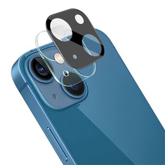 IMAK til iPhone 13 mini /13  sort version Ridsesikker høj lystransmission Hærdet glas linsefilm dækket med akryl linsehætte