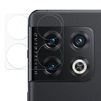 Kameralinsebeskytter til OnePlus 10 Pro 5G, gennemsigtigt anti-ridse hærdet glas bagpå kamerabeskyttelse